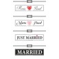 Tablica rejestracyjna ślubna