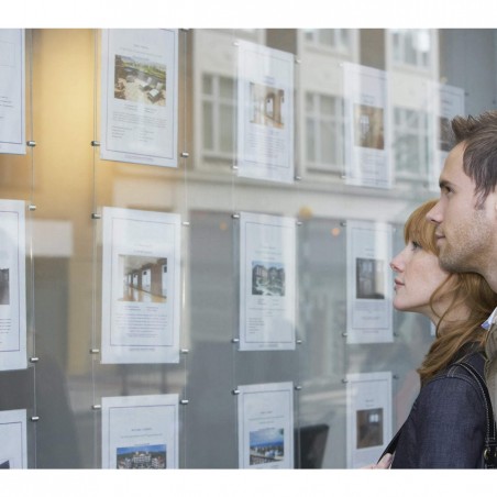 Dwustronne mocowanie linkowe do tablic 1 cm z zaciskiem – montaż reklam i informacji