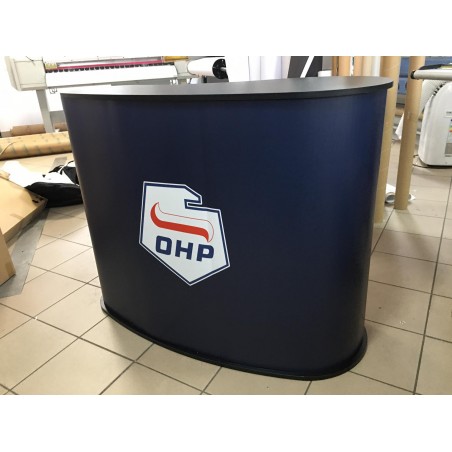 Szybko rozkładana trybunka reklamowa Promo 3 92×45 cm bez półki – mobilna prezentacja marki