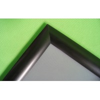 Ramka OWZ A4 czarna aluminiowa profil 25 mm – szybka wymiana plakatu