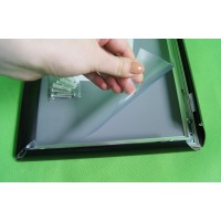 Ramka OWZ A3 czarna aluminiowa profil 25 mm – szybka wymiana plakatu