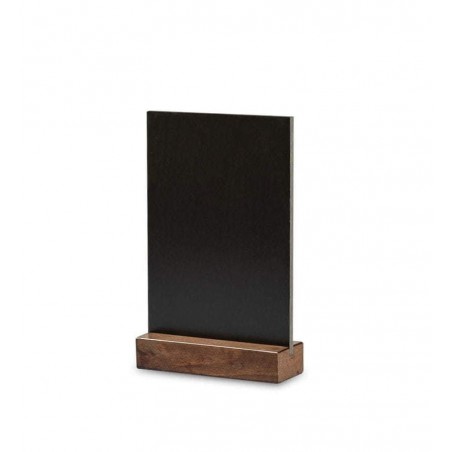 Stojak kredowy A5 drewniany 15×21 cm dwustronny – do opisów na stolikach