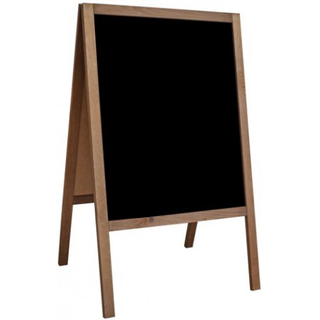 Drewniany potykacz kredowy M 100x60cm dwustronny – do menu i promocji lokalu