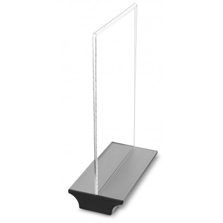 Stojak plexi Prime A6 pionowy 15×21 cm przezroczysty – eleganckie informacje na ladzie